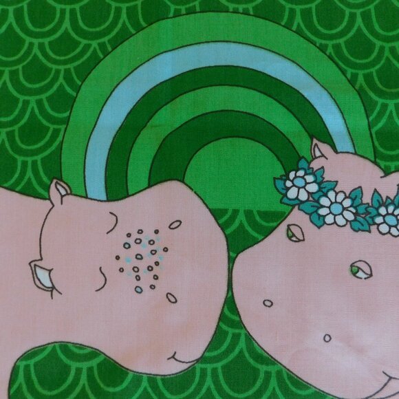 VTG groovy Katashas Unusuals wrap skirt fabric Schumacher decorator material 1yd - Picture 16 of 16